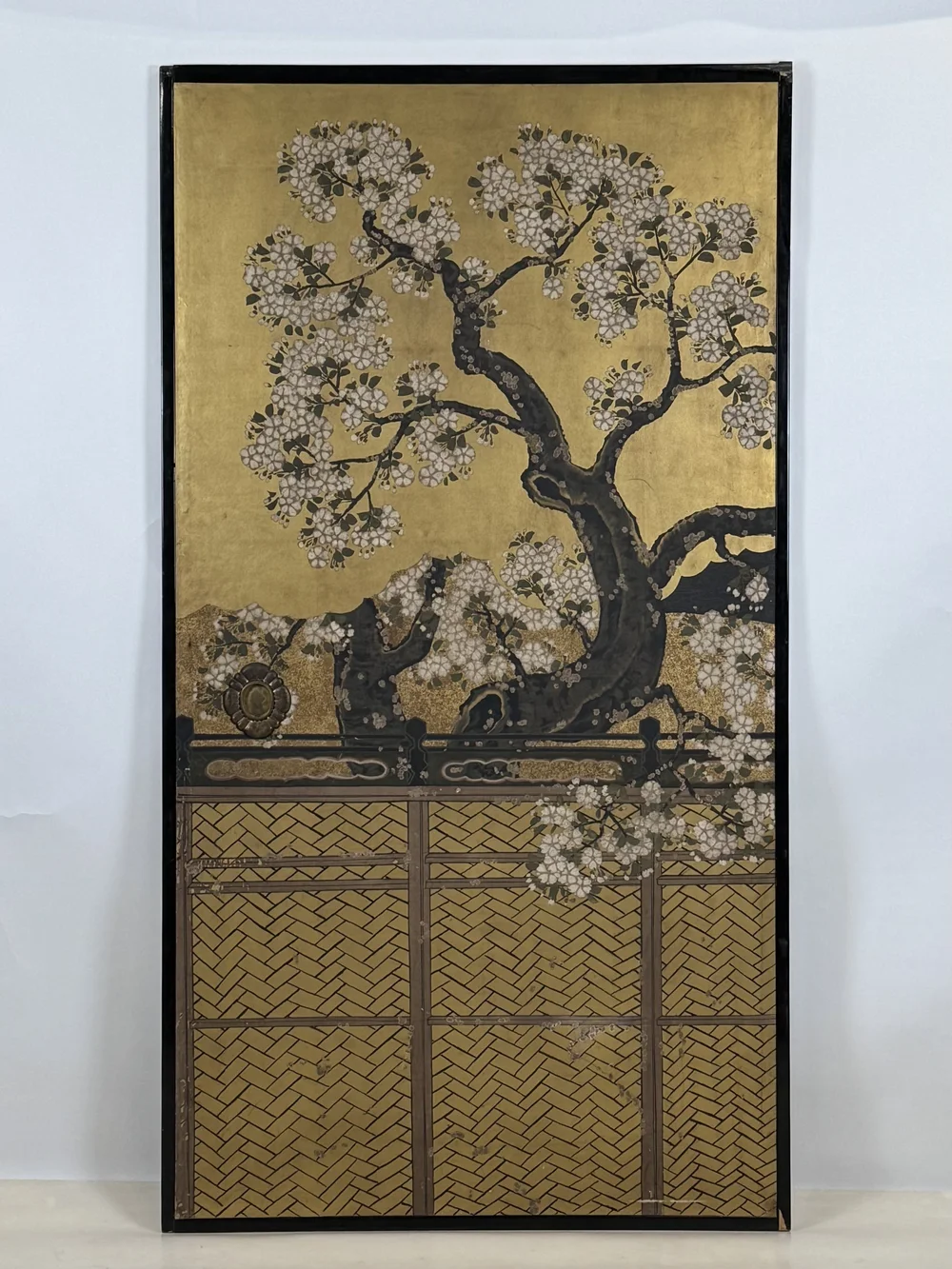 Stunning Set of Four 19th Century Edo Period Fusuma Door
